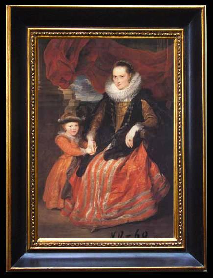 Jacques-Louis David Portrait of susanna fourment and her daughter clara (mk02)